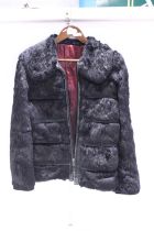 A vintage ladies fur jacket size 14