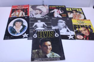 A selection of assorted Elvis Presley magazines and other ephemera