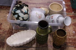 A job lot of assorted ceramics , shipping unavailable