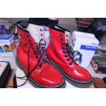 A pair of Dr Marten style boots size 37