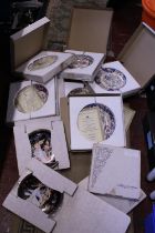 A large quantity of Mason's Ironstone collectors plates and other