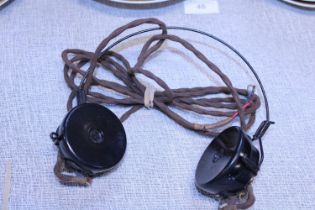 A pair of DLR no1 WW2 headphones