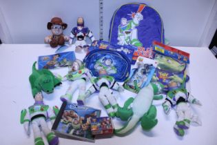 A selection of Toy Story collectables etc