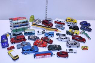 A selection of mainly playworn die-cast models