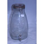 A large Kilner dispenser jar h38cm