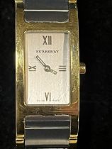 A ladies Burberry quartz wrist watch in working order (ETA 901.001 movement)