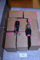 Eight boxes x 6 per box of Bella Noir new lipsticks assorted colours