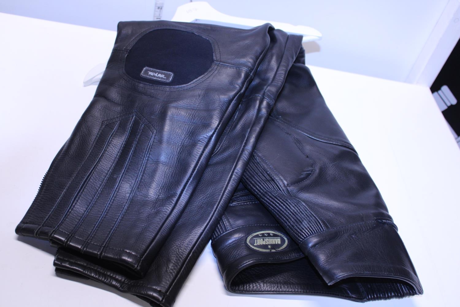 A pair of Danni Sport leather motorbike trousers size 34