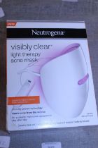 A boxed light therapy acne mask (untested)