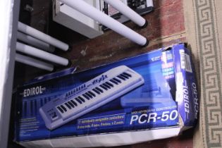 A Edirol Pcr-50 midi keyboard controller, shipping unavailable