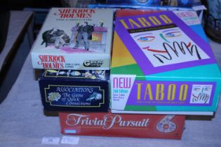 A selection of assorted board games etc