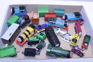 A selection of Thomas the Tank Engine toys/models