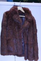 A ladies Koney fur coat