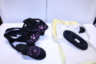 Three new pairs of slippers including La Lasenza