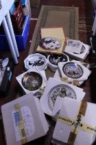 A job lot of assorted collectors plates
