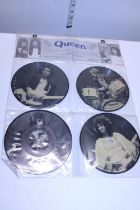 A Queen interview picture disc collection