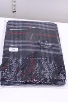 A new with tags Burberry 100% lambs wool Navy shawl 206 x 70cm