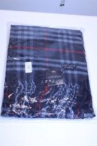 A new with tags Burberry 100% lambs wool Navy shawl 206 x 70cm