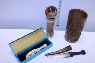 A selection of Oriental themed collectables