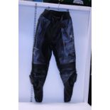 A pair of RST leather ladies motorbike trousers size 12