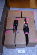 Eight boxes x 6 per box of Bella Noir new lipsticks assorted colours