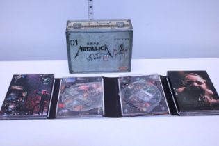 A boxed Metallica CD boxset