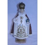 A religious Chalk figurine h40cm