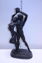 A large Academy erotic statue h60cm