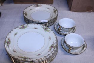 A selection of Meito 'Ivory China'