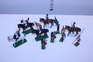 A selection of Britain's military figures and other