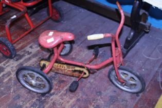 A vintage Mobo child's tricycle. Shipping unavailable