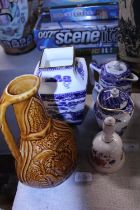 A selection of collectable ceramics Rington's and Sadler