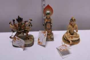 Three new collectable Shudehill Indian figures