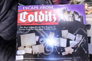 A vintage Colditz board game (looks complete)
