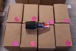 Eight boxes x6 of new Bella Noir lipsticks assorted colours