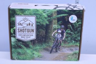 A new boxed shotgun kids mountain bike seat