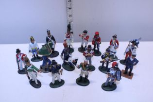 A job lot of Del Prado infantry figures
