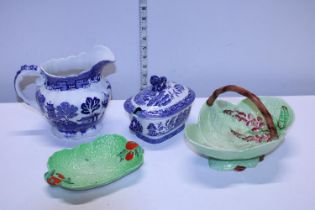 Four pieces of collectable ceramics including carltonware and Beswick