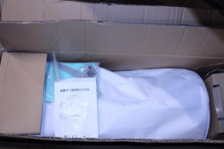 A boxed inflatable gym mat (untested), shipping unavailable