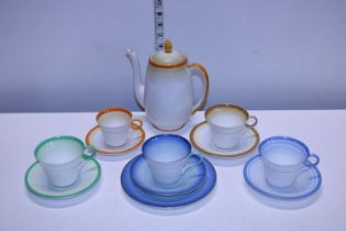 A part Shelley tea service