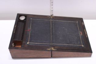 A antique travelling campaign writing slope