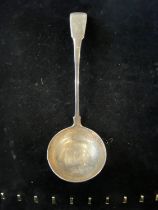 A hallmarked for Perth (Scotland) silver ladle dated 1850