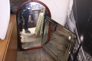 Two vintage mirrors, shipping unavailable