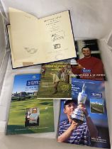 A selection of The Open Championship collectable programmes