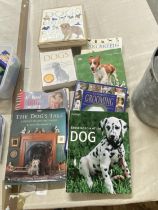 A selection of collectable dog breeding books etc
