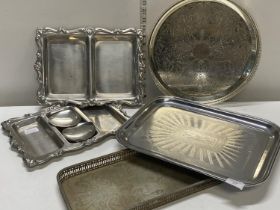 A good selection of plated serving trays