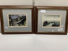 Two framed signed collectable Ashley Jackson prints