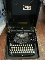 A vintage underwood portable typewriter, shipping unavailable