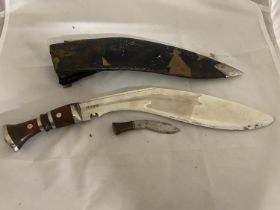 A Kukri knife with one smaller knife (over 18's only)