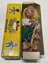 A boxed Pelham puppet
